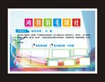 羽毛球运动展板