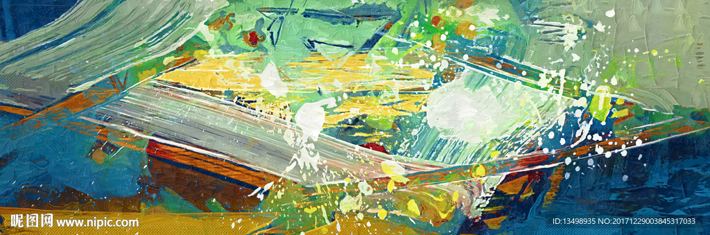 抽象油画