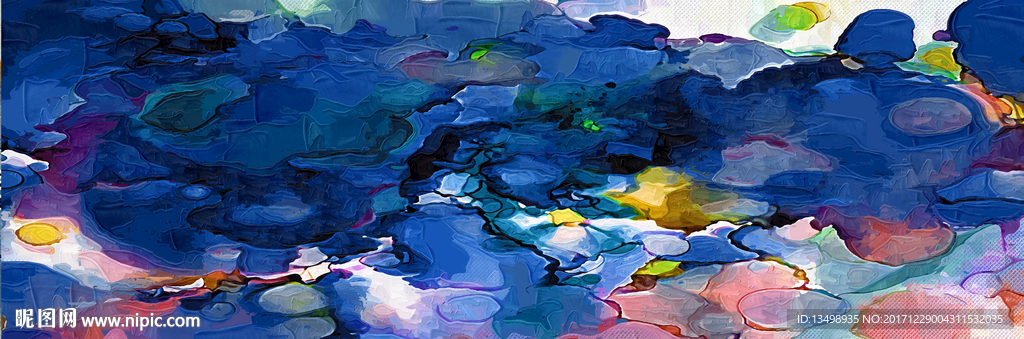 抽象油画