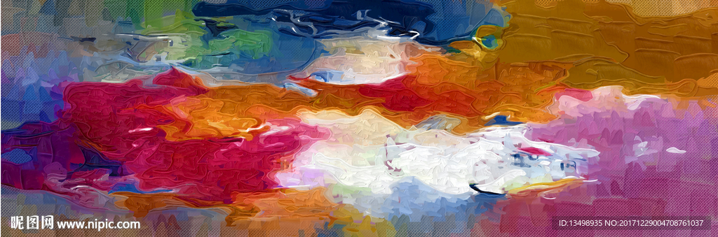 抽象油画