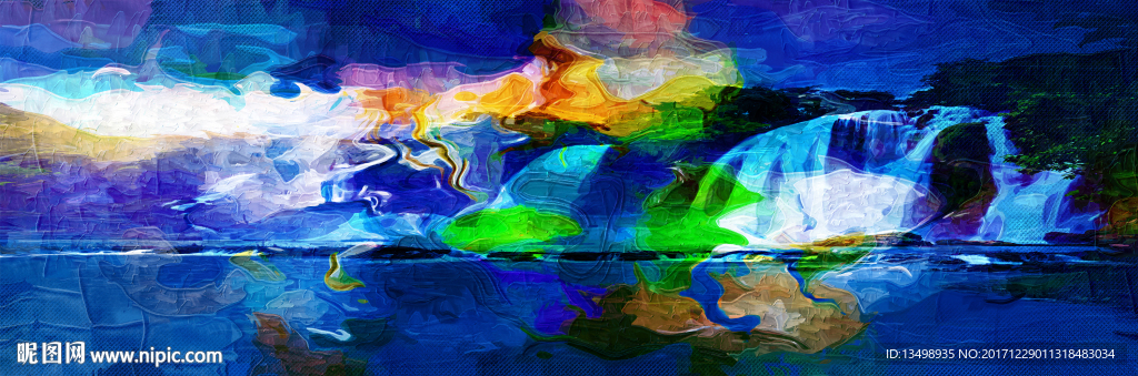 抽象油画