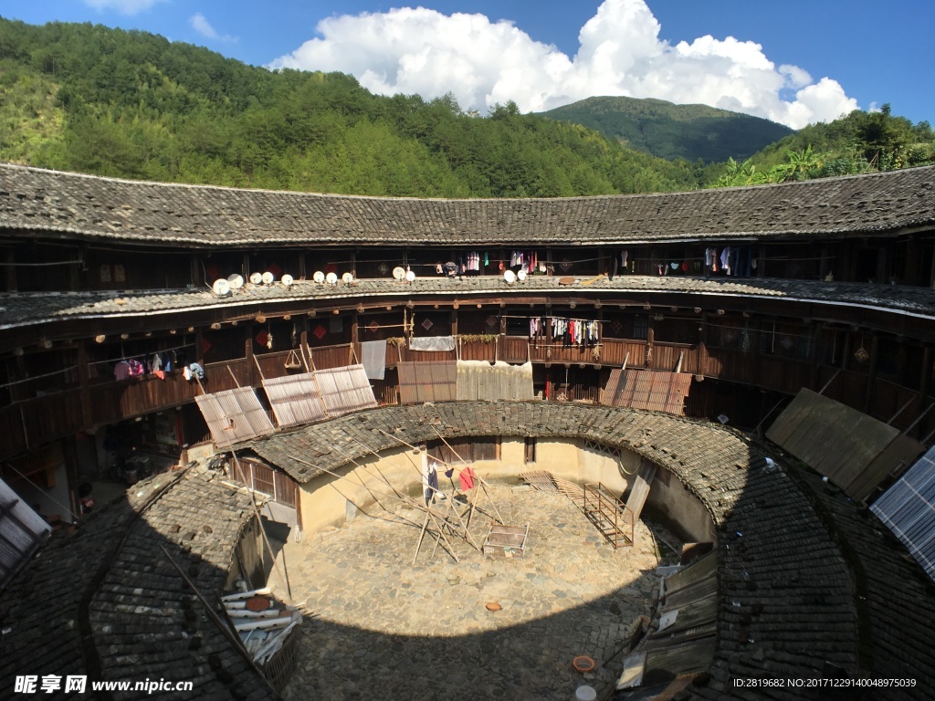 福建永定土楼内景