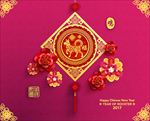 2018新年春节矢量海报
