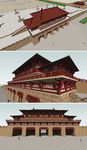 仿古城门城楼