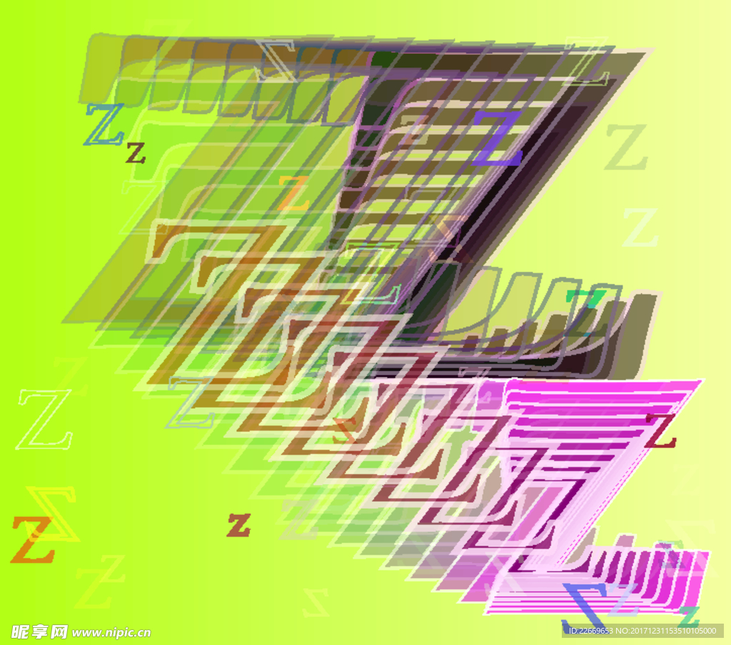 字母背景