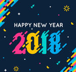2018  新年素材