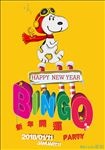 bingo  新年海报 史努比