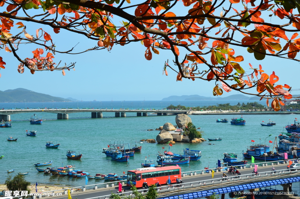 越南岘港海景
