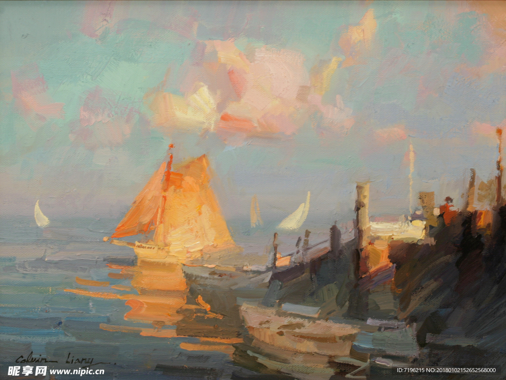 风景油画
