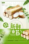 新鲜山药滋补美食海报