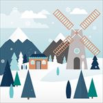 冬季雪景
