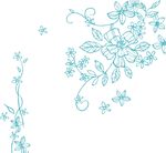 古典 花纹 花边 纹样 清新花