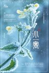 二十四节气小寒大寒节日海报