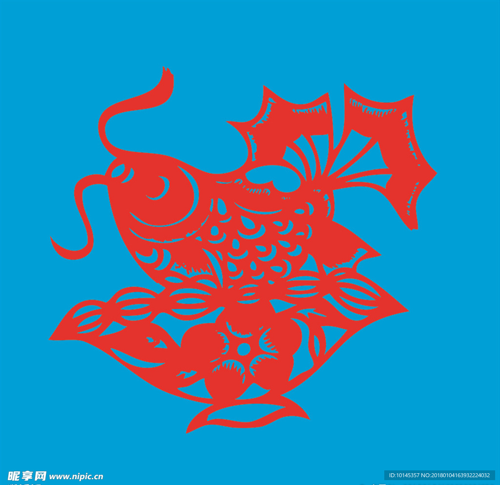 鱼剪纸