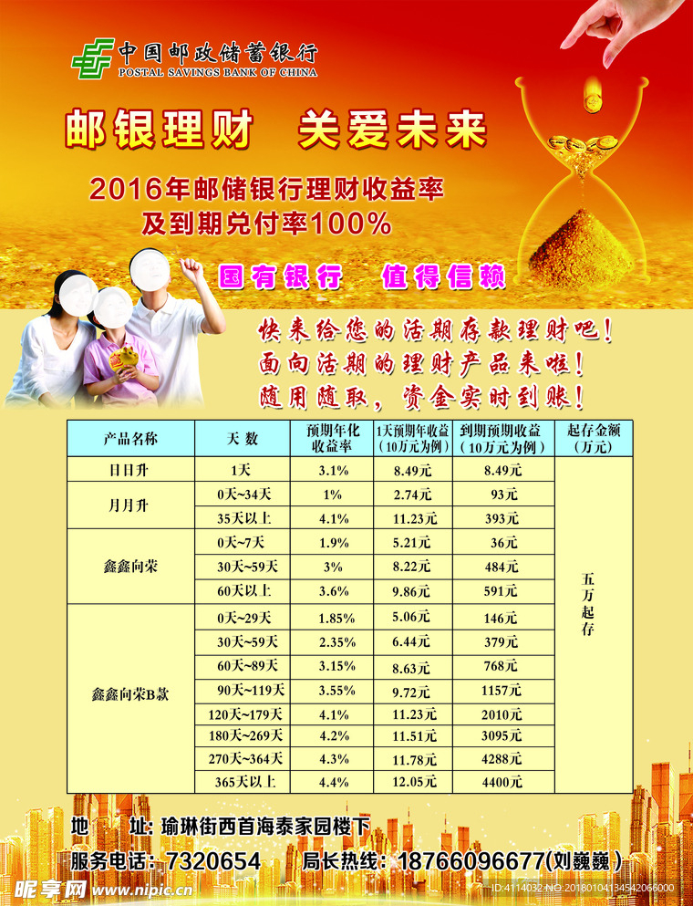 理财彩页