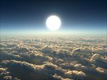 云海里的太阳