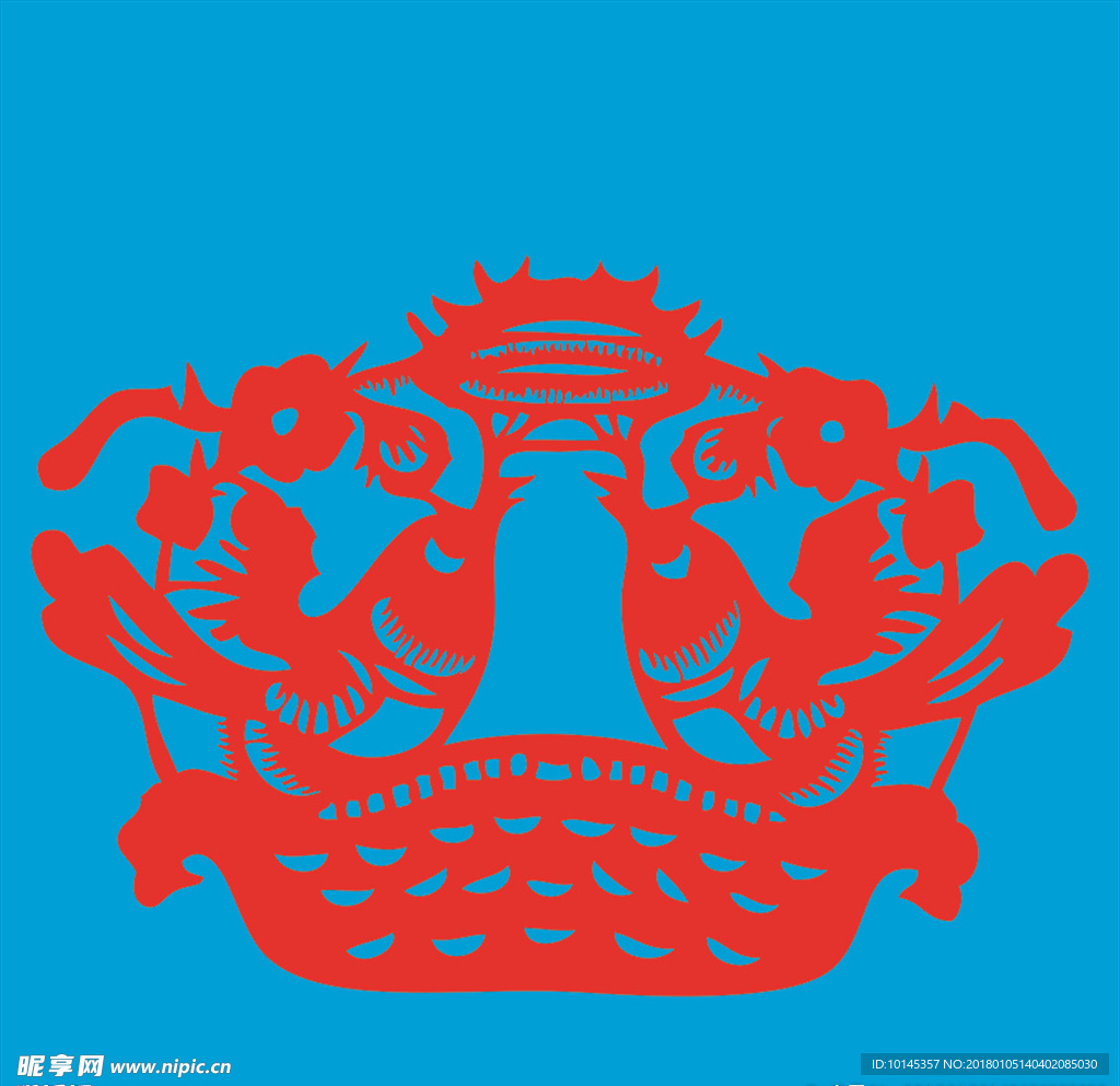 喜鹊剪纸