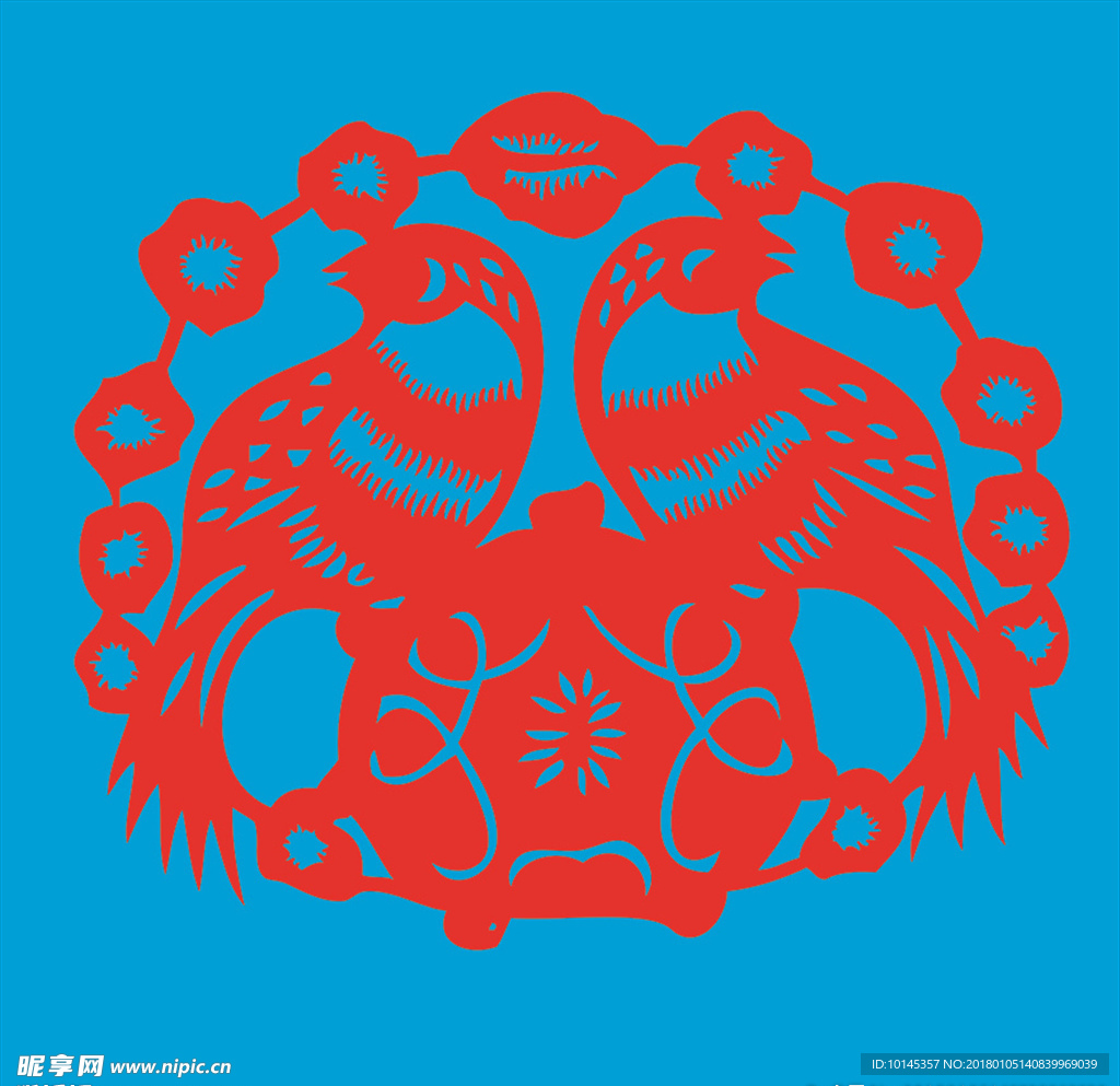 喜鹊剪纸