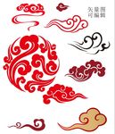 中国风祥云矢量图