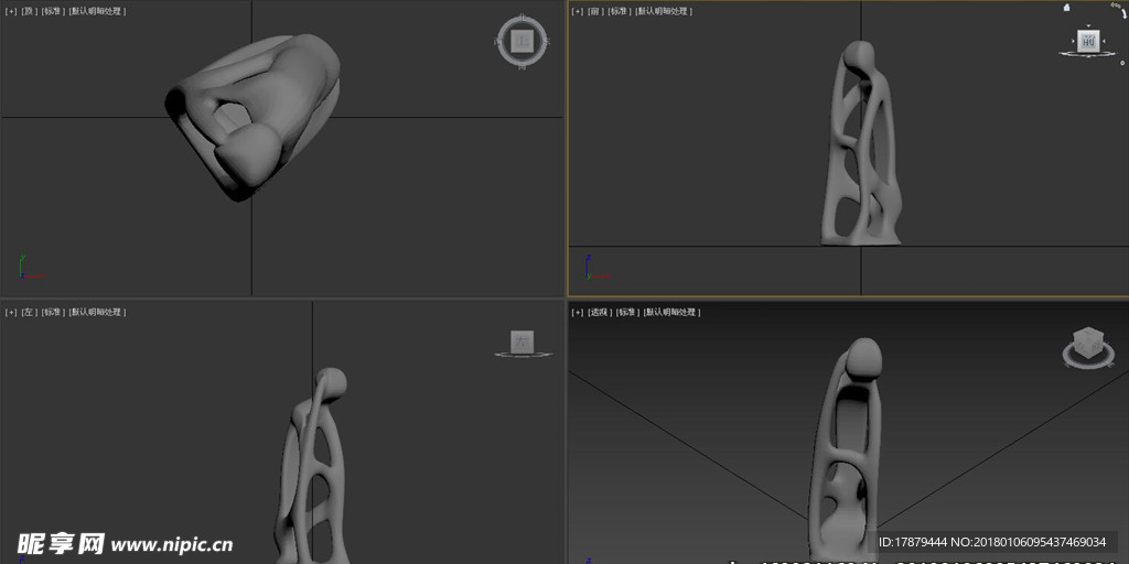 3D模型现代雕塑