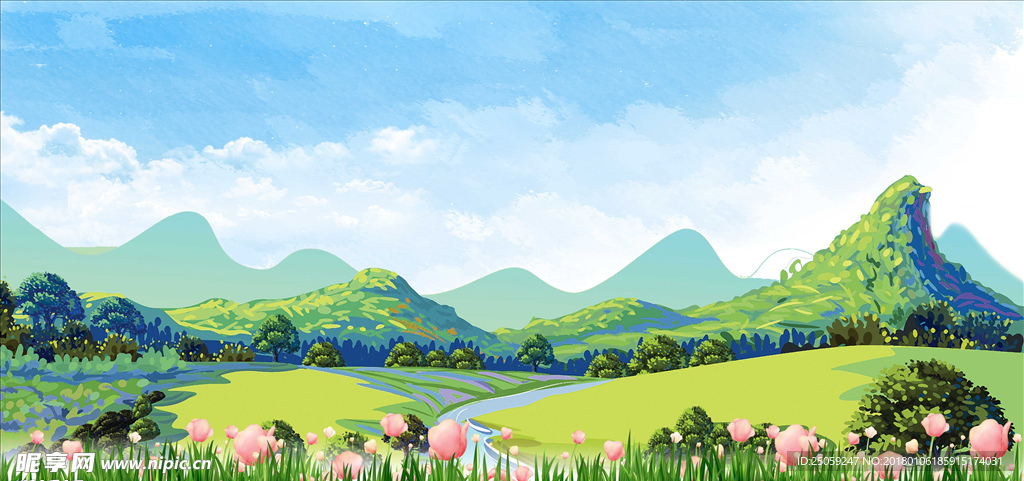 风景背景