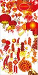 2018狗年喜庆灯笼鞭炮元素设
