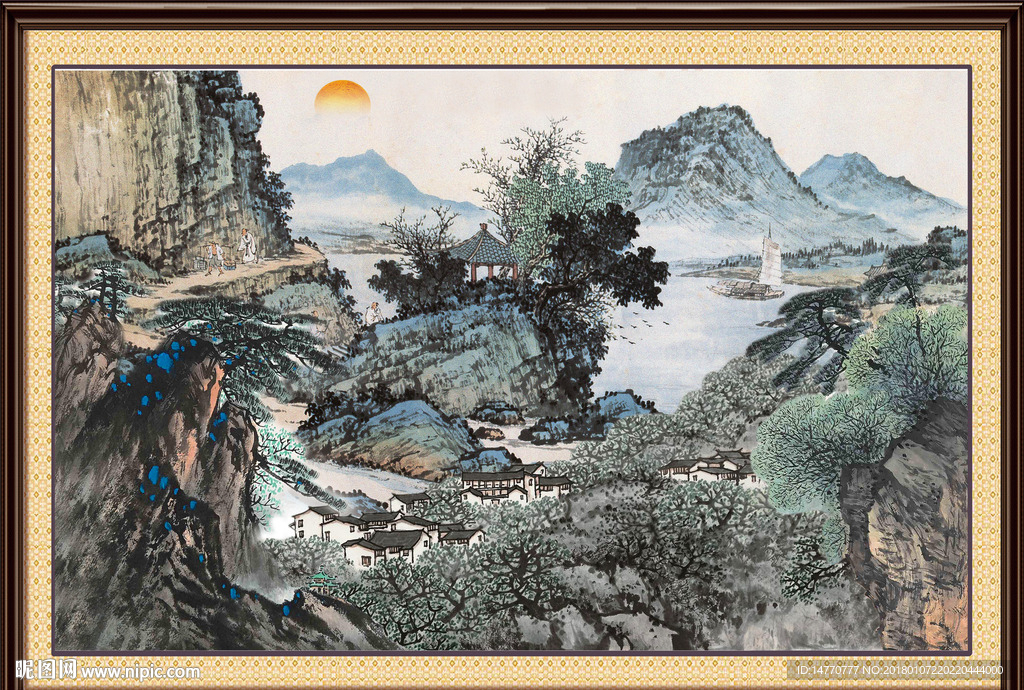 国画山水
