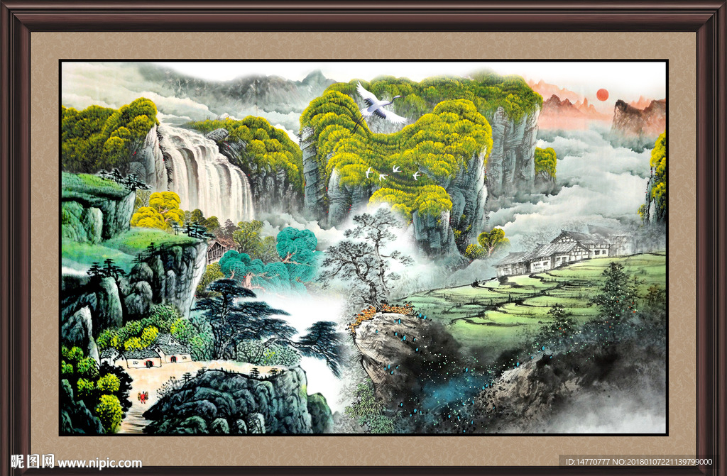 国画山水