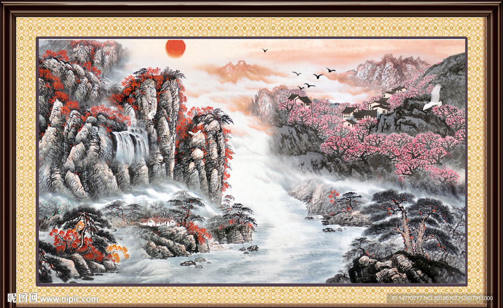 国画山水