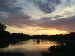 圆明园夕阳西下