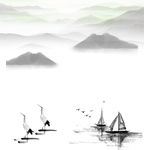 水墨江南风景