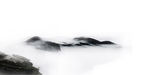 水墨山