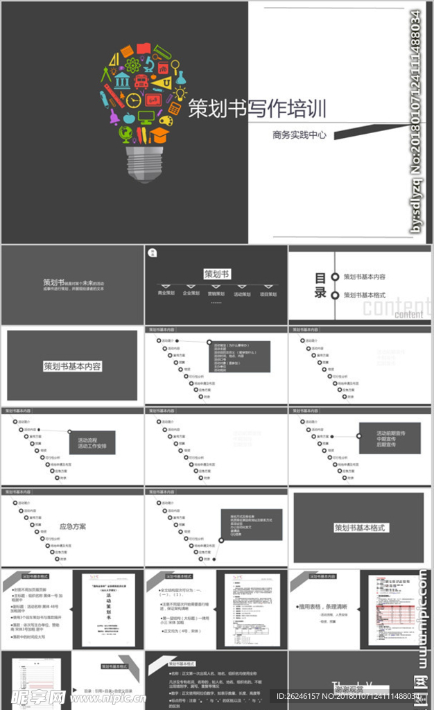 策划书 写作方法 教学PPT