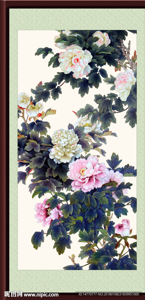国画牡丹