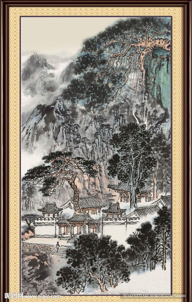 水墨国画山水