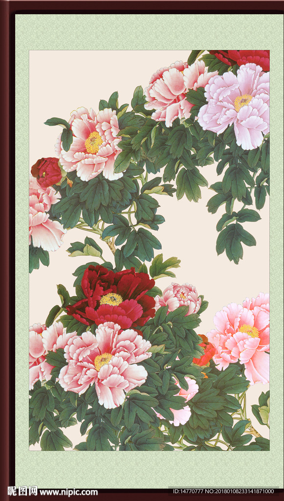 国画牡丹