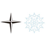 十字星花纹