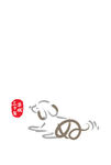 2018狗年素材简笔画