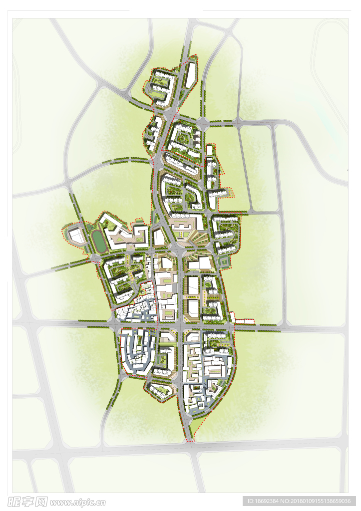 旧城改造方案平面图