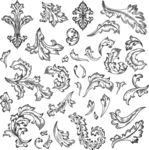 手绘花纹