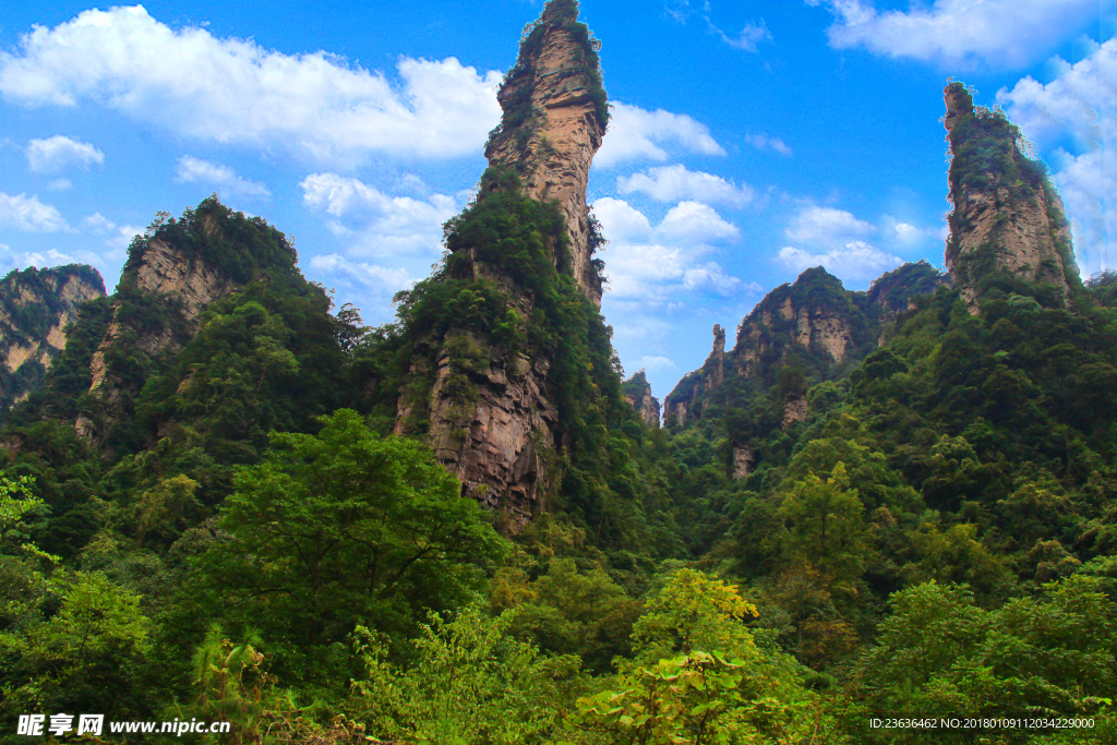 5A景区 世界地质公园 张家界