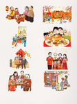 中国风过年装饰元素