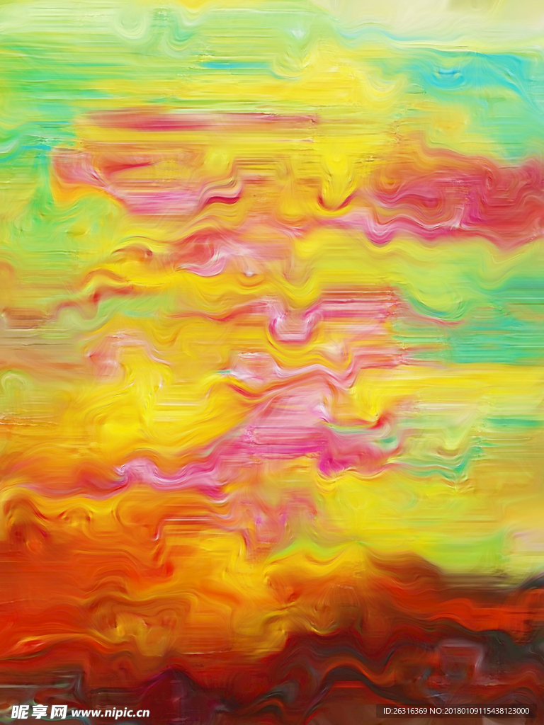 欧式抽象水彩装饰画