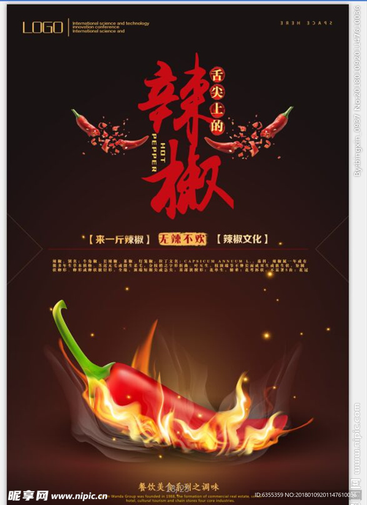红辣椒素材海报