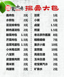 价目表
