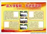 先进教师展板