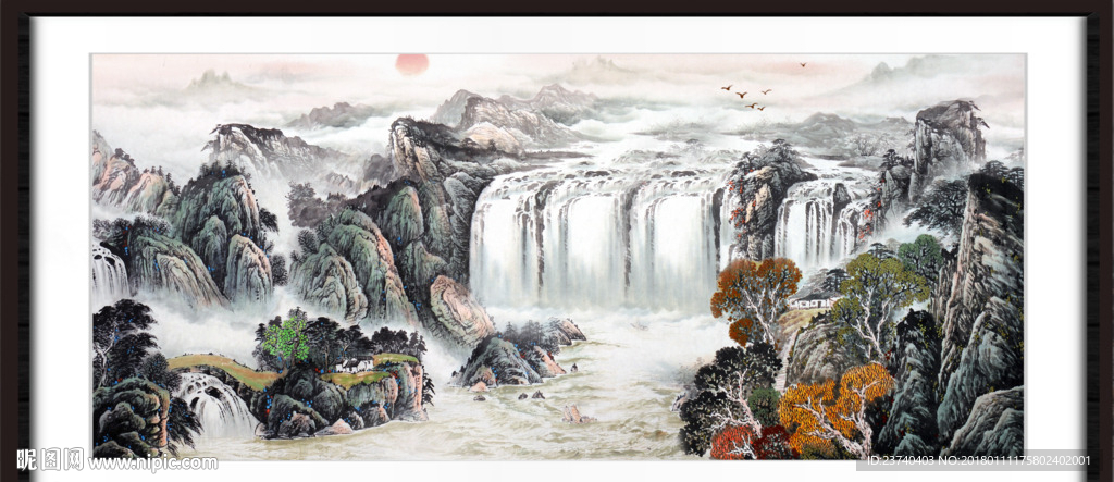 山水国画