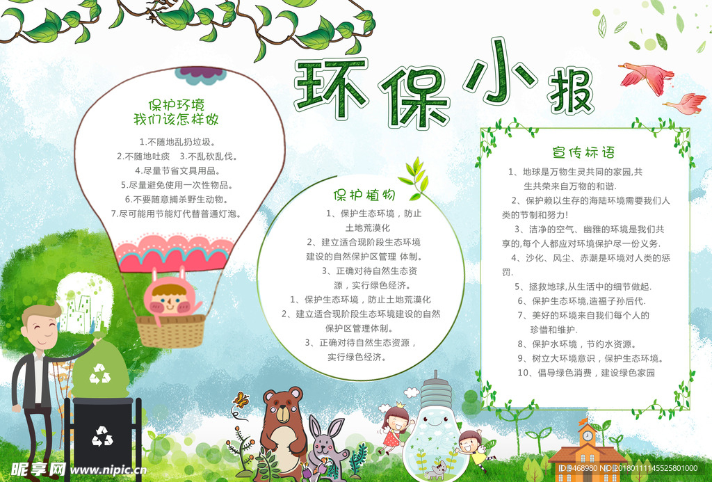 环保小报
