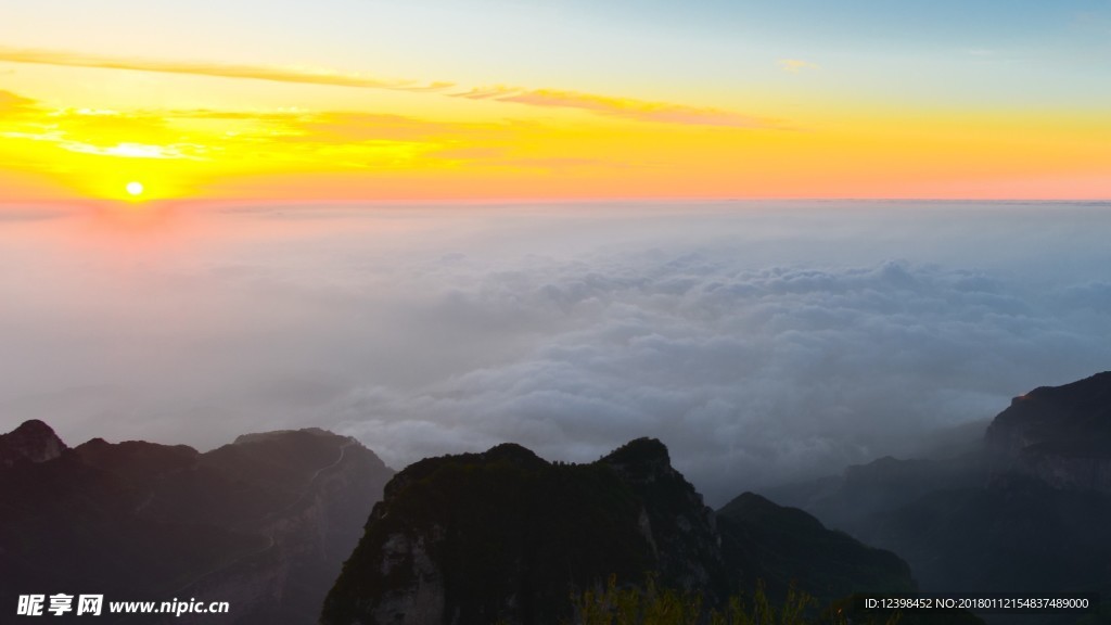 日出美景 云海 日出 晨曦