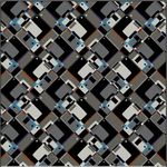 抽象平面几何体表象立体感矢量图